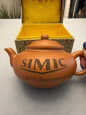 Vintage Chinese Tea Pot Yixing Clay Teapot In Box  SIMIC GALLERIES picture