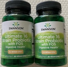 2 Pack Stephen Langer's Ultimate 16 Strain Probiotic & Prebiotic 120 Caps (2x60) picture