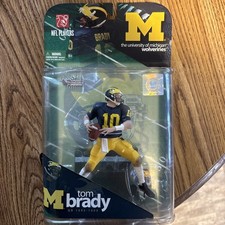 McFarlane Toys 2009 Tom Brady NFL Players Michigan Wolverines Action Figure picture