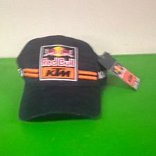 Red Bull KTM Racing Team Adjustable Cap Hat Black/Orange Motocross picture
