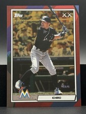 ICHIRO 2026 Topps x KAWS Gold Parallel /50 SP Miami Marlins #12 picture