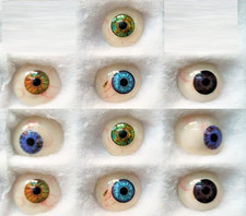 10PC HUMAN REALISTIC MIX SHADE ARTIFICIAL PROSTHETIC EYE ACRYLIC picture