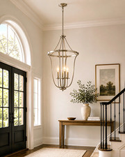 NEW Kichler Thisbe 43535CLP 4-Light Classic Pewter Foyer Pendant Chandelier picture