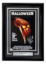 Nick Castle Signed Framed 11x17 Halloween Photo The Shape Inscribed JSA picture