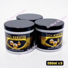 Vita Keratin Treatment Salon Daily Silky Straight Regular Size 250ml x3 picture