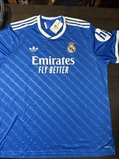 Adidas Real Madrid Third Jersey Size Men’s 2XL Blue JV5845 picture