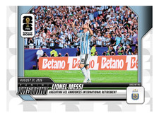 Lionel Messi - 2026 Panini Instant FIFA World Cup 2026 #256 Retirement PRESALE picture