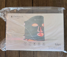 NEW Omnilux Men's LED Mask Therapy Device Reduce Lines Wrinkles picture
