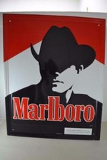 Marlboro Man  Metal Sign 1992 Phillip Morris Cowboy Sign, brand new, LAST ONES picture