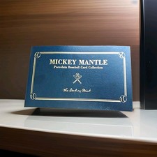 Mickey Mantle Danbury Mint Porcelain Baseball Cards Complete 24 Card Set COA  picture