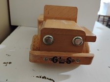 Toy Wood Jeep, made by GLS Toys, Vintage picture