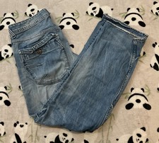 H&M Bragg Men’s Denim Jeans Size 33x32 Light Blue Wash Straight Leg Fitted picture