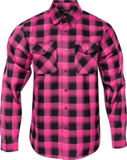 DIXXON Viper 2.0 13 Years Flannel Men's Pink Black Gray Plaid Shirt picture