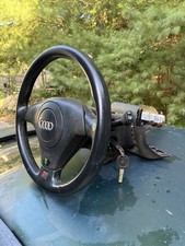 99-05 Audi A4 S4 B5 Steering Column Tilt Assembly w/ Key & Wheel OEM 8D0419502 picture