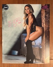Trish Stratus SIGNED 16x20 Color Photo - WWE HOF picture
