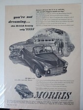 1949 Morris Convertible Vintage Original Advertisement Print Art Car Ad K94 picture