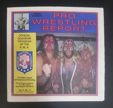 AWA PRO WRESTLING REPORT 1985 Vol 2 #11 SUPERCLASH 85 ROAD WARRIORS FREEBIRDS  picture