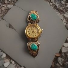 Vintage 1978 Women's Seiko Hi-Beat Automatic Watch • Southwestern Silver Artists picture