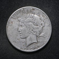1928-S Peace Silver Dollar (cn17566) picture