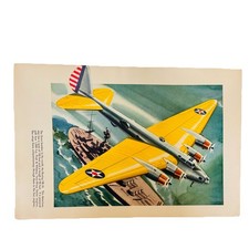 1939 STUNNING Magazine Issue Of Air Progress In History w/ Color Aviation Photos picture