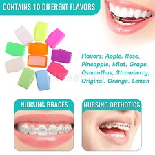 Ortodoncia Cera Orto 10 Olores para Soportes Frenos Irritación de Dental picture