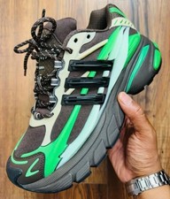Men Size KK2888 Pharrell x Adidas Adistar Jellyfish Dark Brown Frozen Green  picture