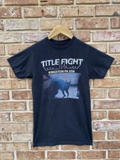 Vintage Original 2010s Title Fight Shirt Kingston PA Midwest Emo Hardcore Band picture