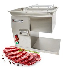 Commercial Stainless Steel Meat Slicer Meat Cutting Machine w/6mm Blade 550lb/h picture