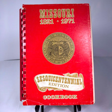 Missouri 1821-1971 Sesquicentennial Cookbook Vintage Spiral Bound picture