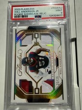 2023 flawless will anderson jr. rookie showcase relic picture
