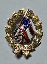 UDC United Daughters Of The Confederacy 14K Gold Pin Early 1900s PAT.10.8.98. picture