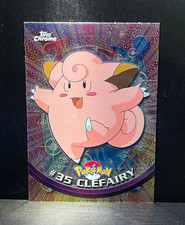 2000 Topps Chrome Holo Pokémon TV Animation Edition #35 Clefairy Card picture