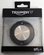 New OEM Triumph Bonneville Bobber, Thruxton, Alternator Badge Cover # T1269017 picture