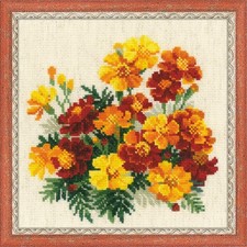 RIOLIS Marigolds R1556 Cross Stitch Kit 7.75