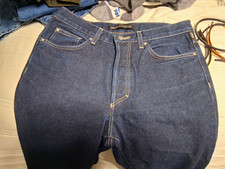 Versace Jeans Couture Men’s Dark Wash Blue Denim Straight Jeans Logo 5-Pocket picture