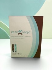 NIB Keto Mojo GK+ Blood Glucose & Ketone Meter Kit Dual Monitoring + Test Strips picture