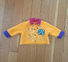 1996 Pleasant Company First Day Meet Jacket w/60+ Grin Pins - American Girl picture