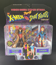 Toy Biz Video Game Super Stars Gambit & Cammy X-Men vs. Street Fighter Stand picture