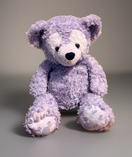 Rare Disney Disneyland Resort Pre-Duffy Bear Hidden Mickey Plush Purple Lavender picture