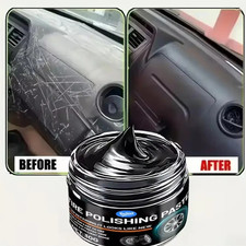 1pc 80g Car Interior Scratch Repair Cream Black Plastic Leather Polish Wax picture