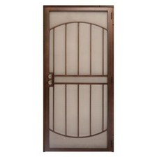 Unique Home Designs Security Door W/ Metal Screen 36