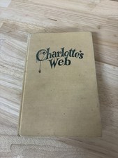 Vintage Charlotte's Web 1957 K-G, E.B. White, Signs Of Age/No DJ, SEE DESCRIP picture