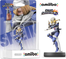 Sheik Amiibo Legend of Zelda Super Smash Bros Nintendo - NEW Factory Sealed picture
