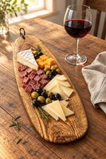 Handcrafted Olive Wood Charcuterie Oval Serving Board 15