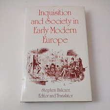 Vintage Inquisition and Society in Early Modern Europe Haliczer 1987 Hardcover picture