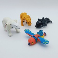 Lot 4 Figures Ronald McDonald Parrot Happy Meal 1999 McDonalds Transformers Rare picture
