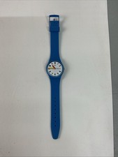 SWATCH GENT WATCH  SOBLEU GS703 2018 BLUE Needs Battery picture