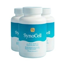 3-Pack Synocell Capsules – Back Neck and Joint Support Complex - 180 Caps picture