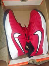 Nike Team Hustle Quick Youth Low Top Lace-Up Basketball Sneakers Red/White/Black picture