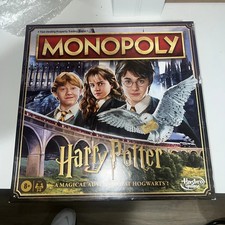 Monopoly Harry Potter Edition Board Game Adventure at Hogwarts Hasbro NEW SEALED picture